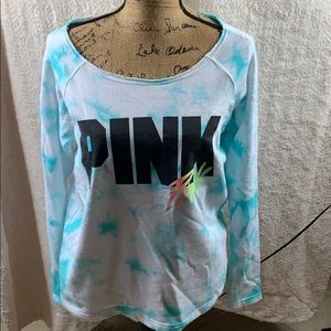 PINK VICTORIA SECRET Tye Dye Sweatshirt